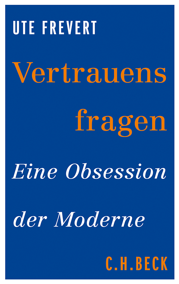 Produktbild: Vertrauensfragen | Ute Frevert