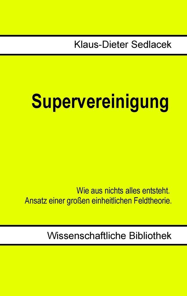 Produktbild: Supervereinigung | Klaus-Dieter Sedlacek