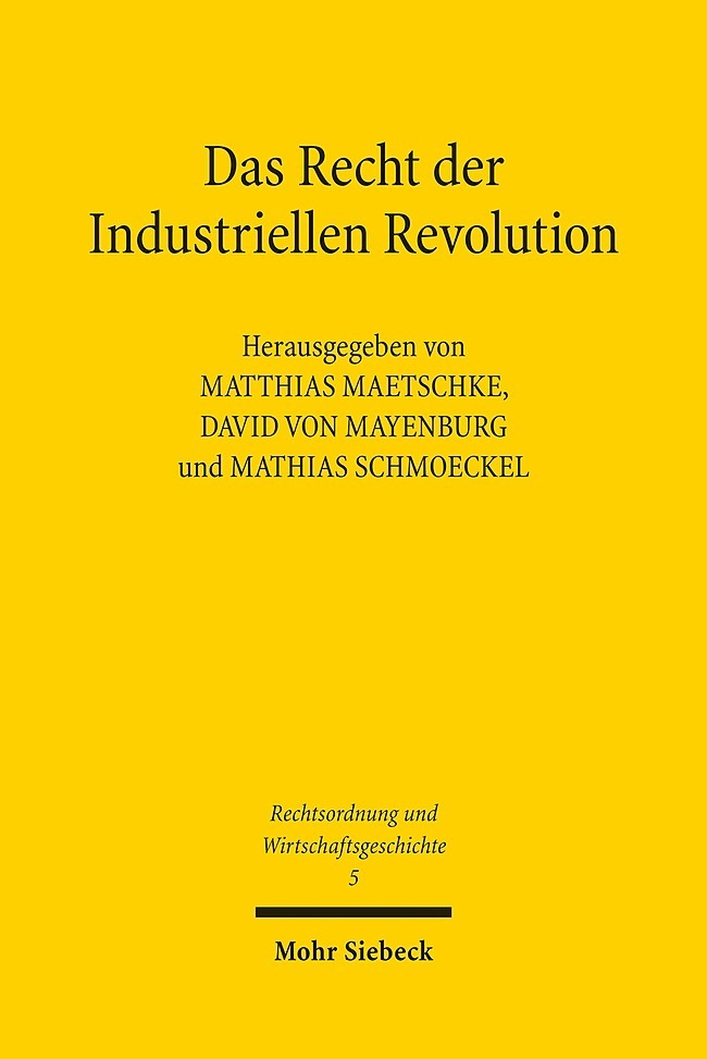 Produktbild: Das Recht der Industriellen Revolution