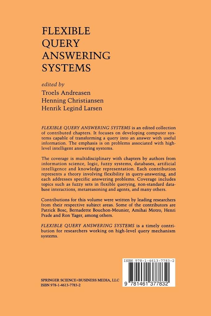 Weitere Ansicht: Flexible Query Answering Systems