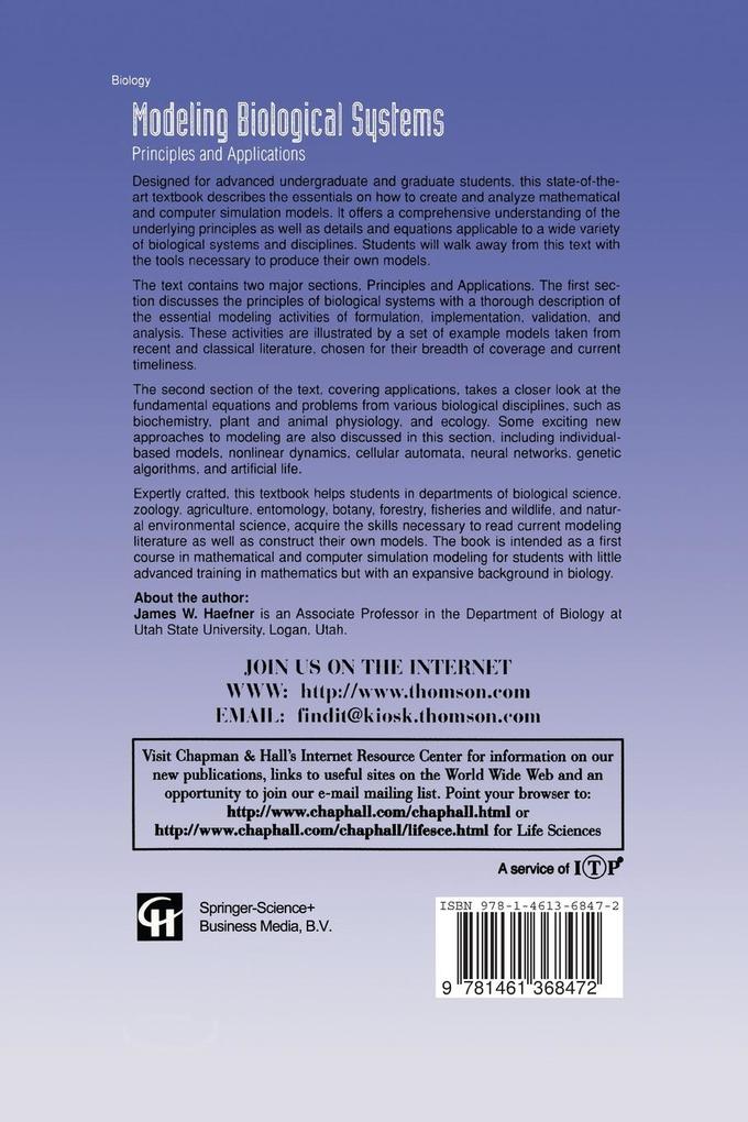 Weitere Ansicht: Modeling Biological Systems