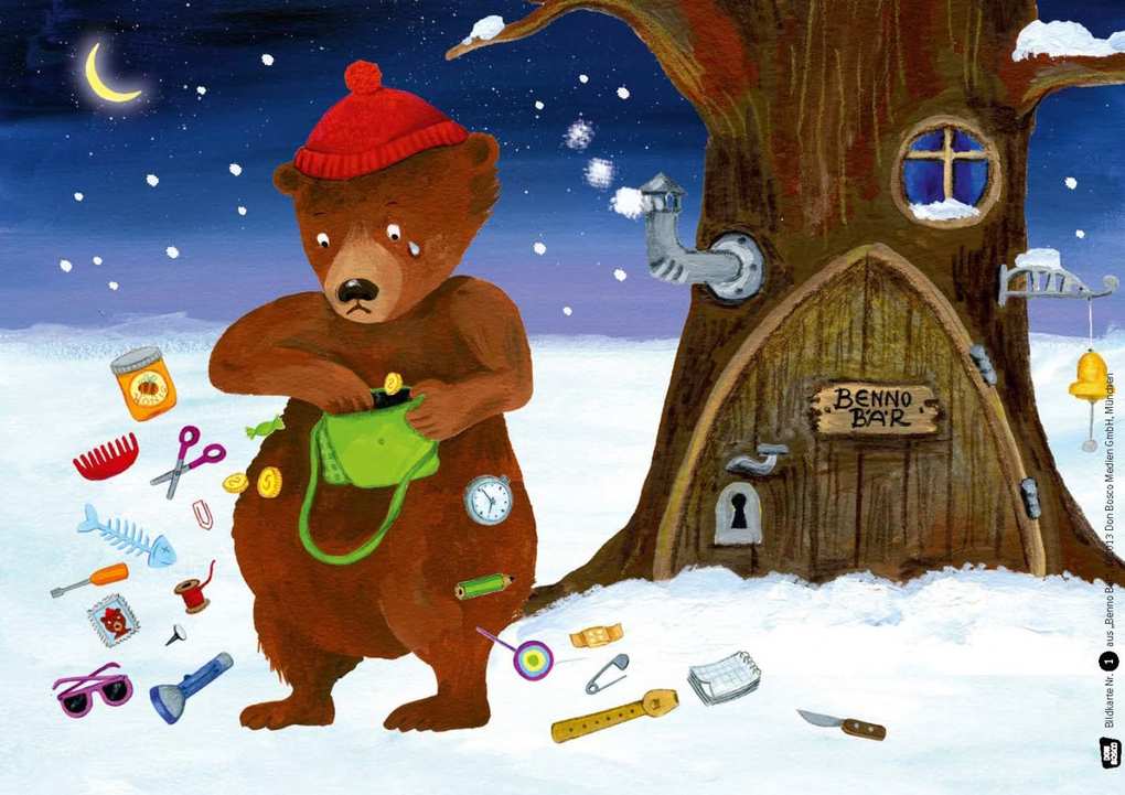 Weitere Ansicht: Benno Bär. Kamishibai Bildkartenset. | Susanne Brandt