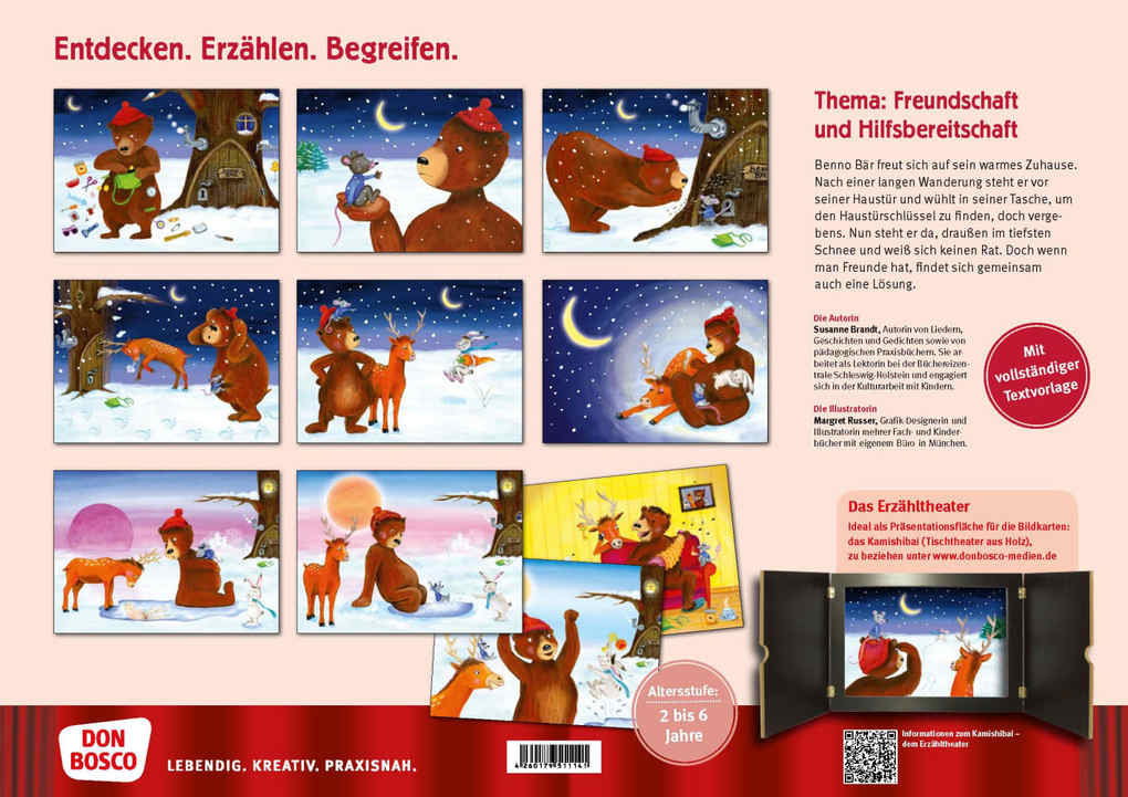 Weitere Ansicht: Benno Bär. Kamishibai Bildkartenset. | Susanne Brandt