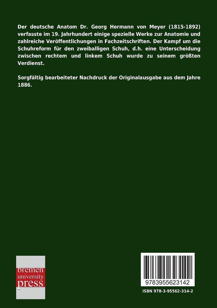 Weitere Ansicht: Statik und Mechanik des menschlichen Fußes | G. Hermann von Meyer
