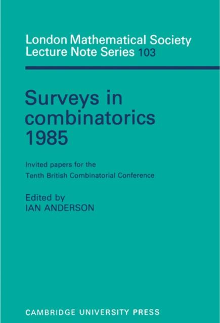 Surveys in Combinatorics 1985.pdf