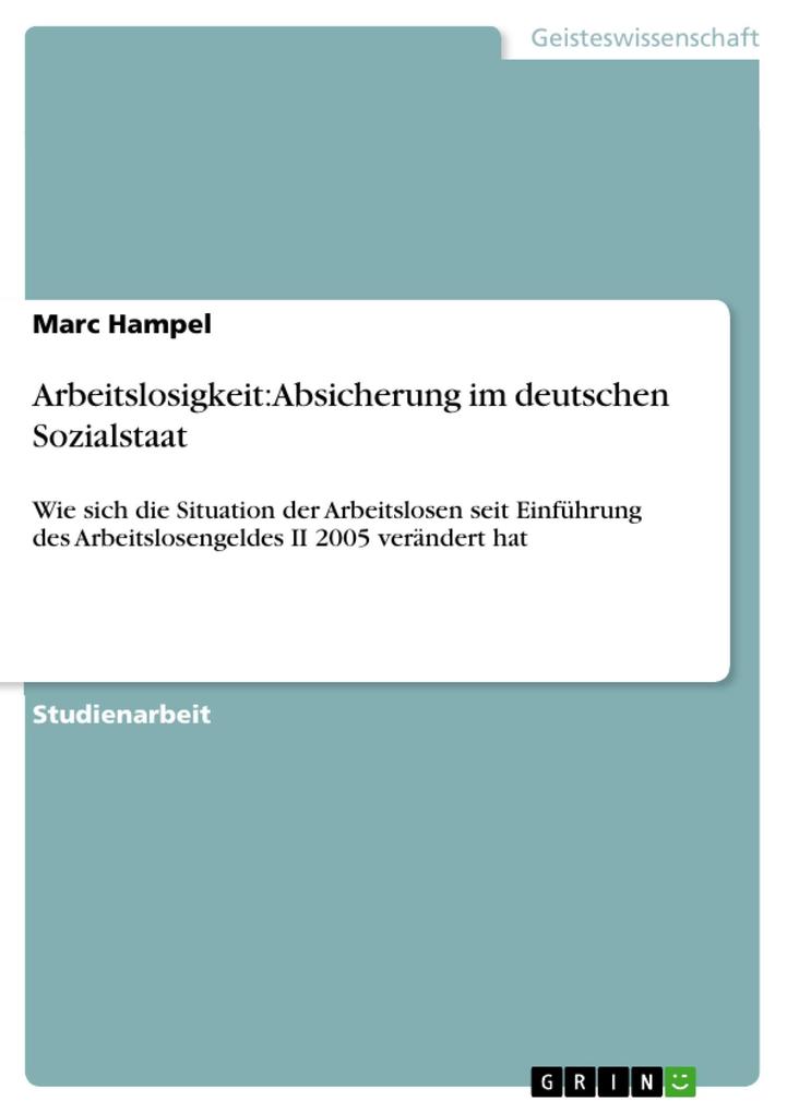 Arbeitslosigkeit: Absicherung im deutschen Sozialstaat.pdf