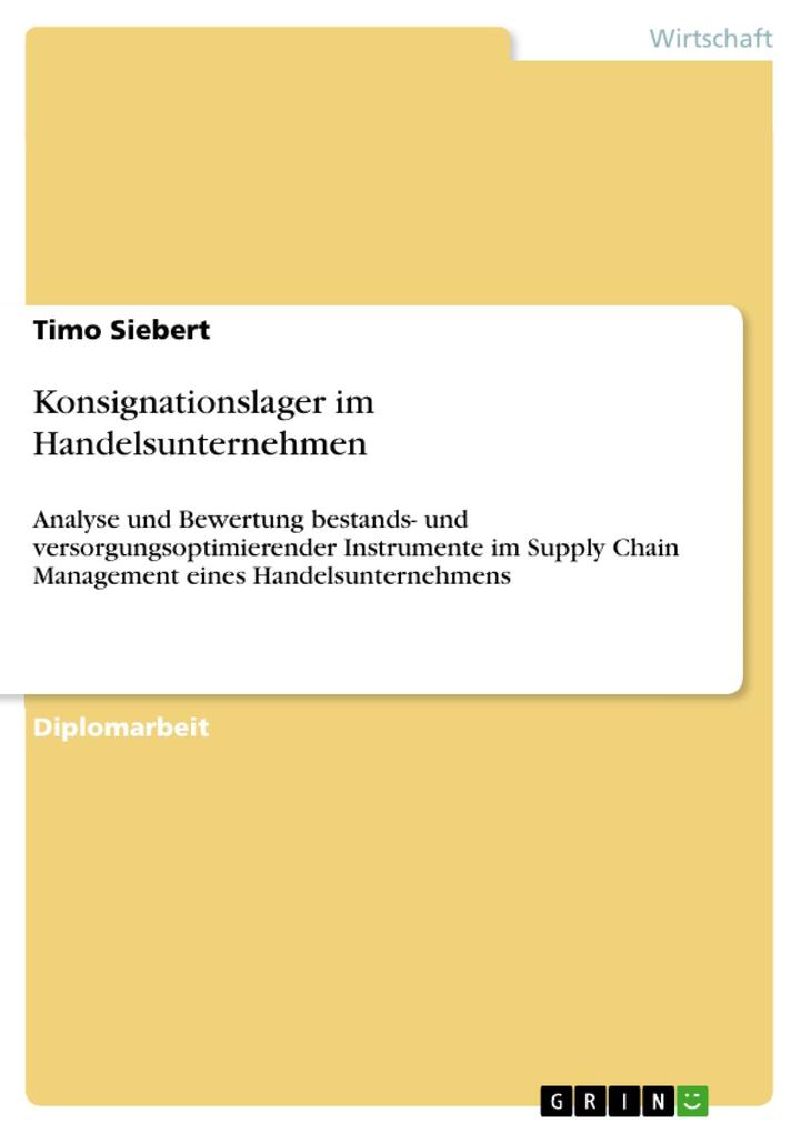 Produktbild: Konsignationslager im Handelsunternehmen | Timo Siebert