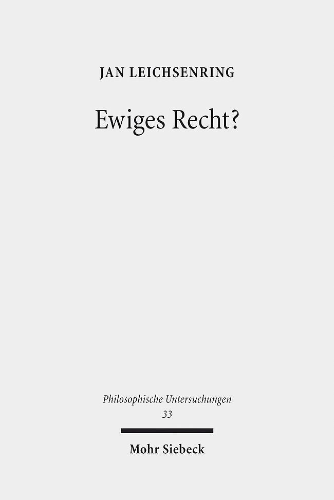 Produktbild: Ewiges Recht? | Jan Leichsenring