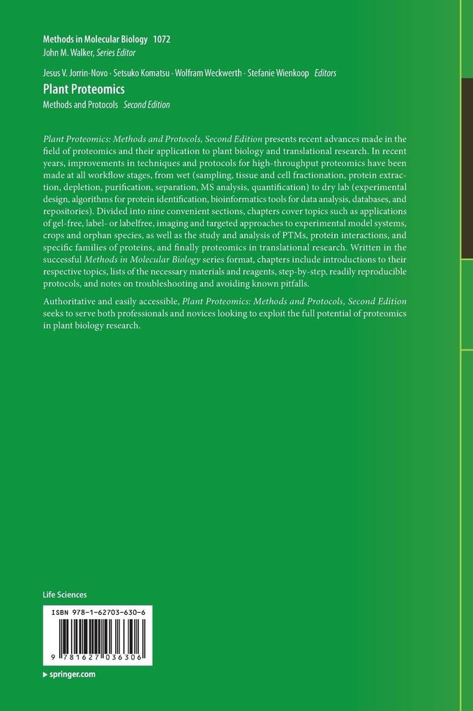 Weitere Ansicht: Plant Proteomics