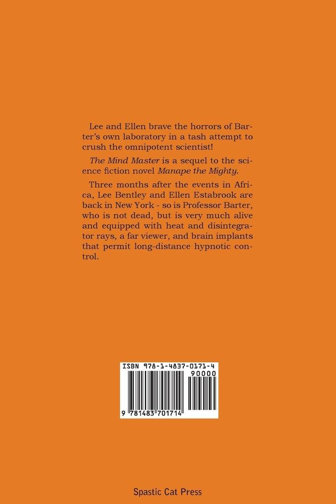 Weitere Ansicht: The Mind Master | Arthur J. Burks