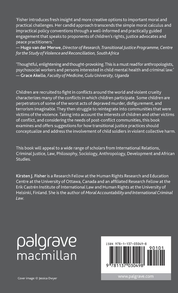 Weitere Ansicht: Transitional Justice for Child Soldiers | K. Fisher