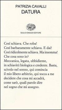 Produktbild: Datura | Patrizia Cavalli