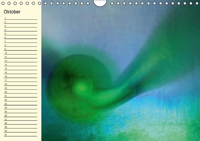Weitere Ansicht: Fraktale Kunst 2/Geburtstagskalender (Wandkalender immerwährend DIN A4 quer) | Claudia Burlager