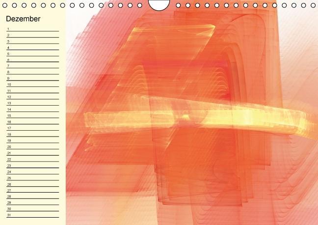 Weitere Ansicht: Fraktale Kunst 2/Geburtstagskalender (Wandkalender immerwährend DIN A4 quer) | Claudia Burlager