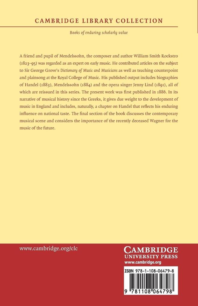 Weitere Ansicht: A General History of Music | William Smyth Rockstro