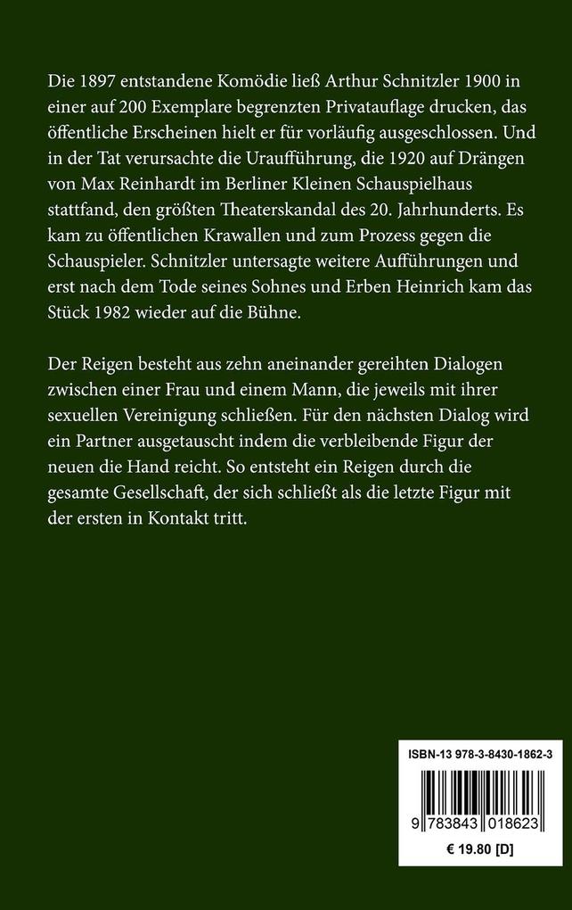 Weitere Ansicht: Reigen | Arthur Schnitzler