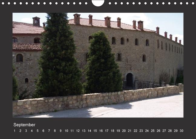 Weitere Ansicht: Meteora-Klöster in Griechenland (Wandkalender immerwährend DIN A4 quer) | Helmut Schneller