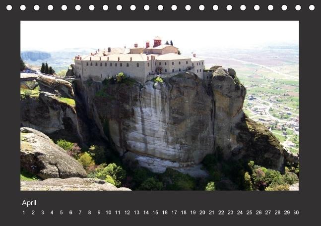 Weitere Ansicht: Meteora-Klöster in Griechenland (Tischkalender immerwährend DIN A5 quer) | Helmut Schneller