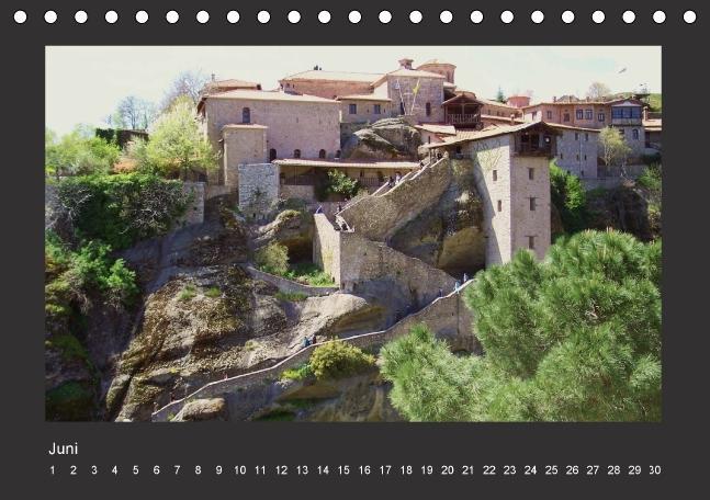 Weitere Ansicht: Meteora-Klöster in Griechenland (Tischkalender immerwährend DIN A5 quer) | Helmut Schneller
