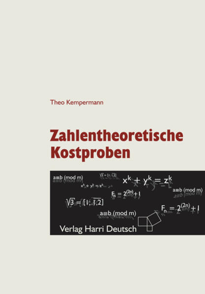 Produktbild: Zahlentheoretische Kostproben