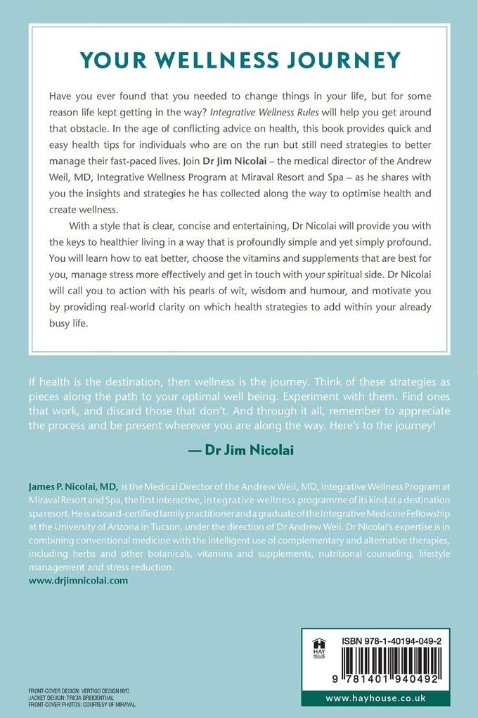 Weitere Ansicht: Integrative Wellness Rules | Jim Nicolai