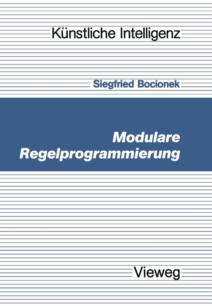 Produktbild: Modulare Regelprogrammierung | Siegfried Bocionek