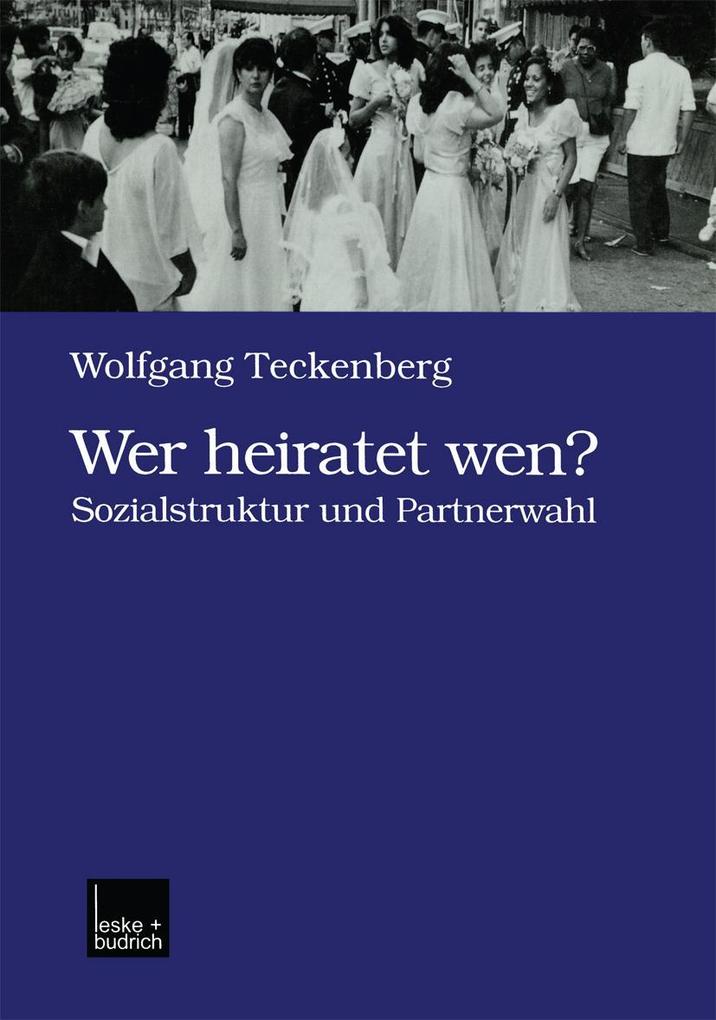 Produktbild: Wer heiratet wen? | Wolfgang Teckenberg