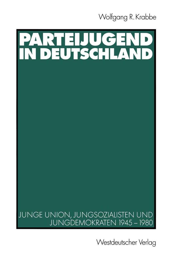 Produktbild: Parteijugend in Deutschland | Wolfgang R. Krabbe