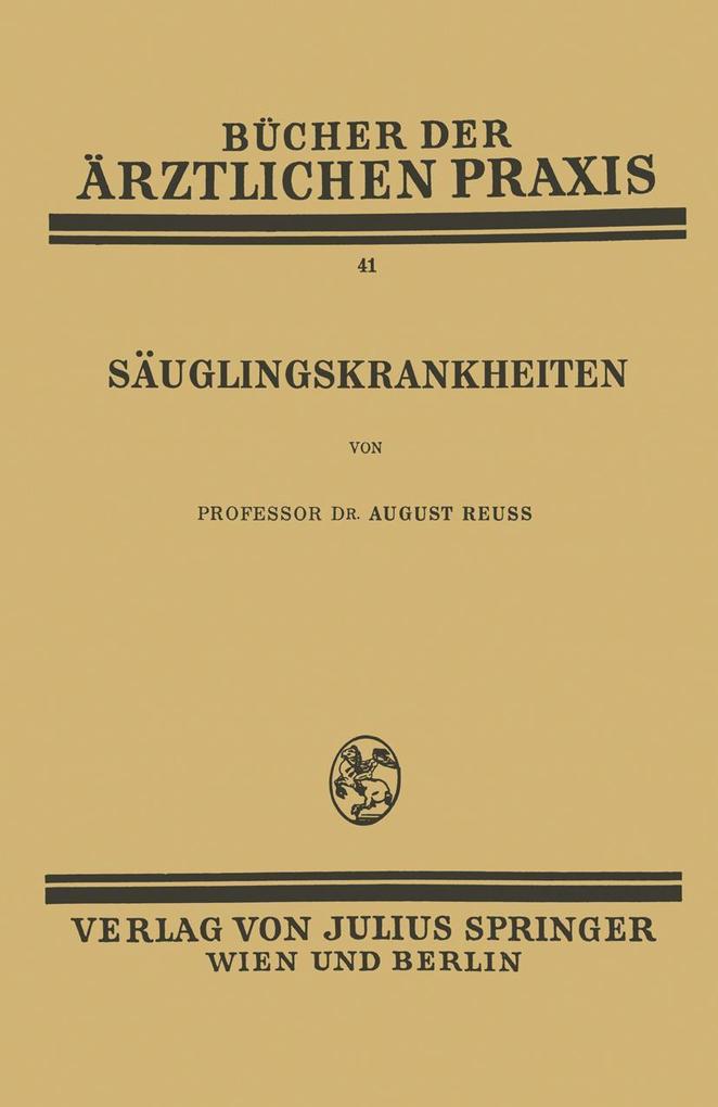 Produktbild: Säuglingskrankheiten | August Reuß