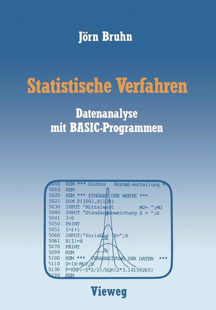 Produktbild: Statistische Verfahren | Jörn Bruhn