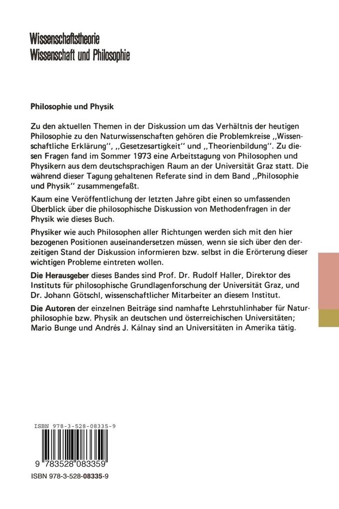 Weitere Ansicht: Philosophie und Physik