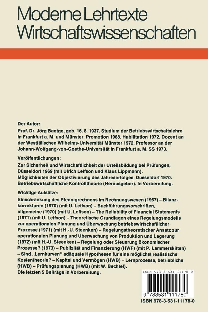 Weitere Ansicht: Betriebswirtschaftliche Systemtheorie | Jörg Baetge