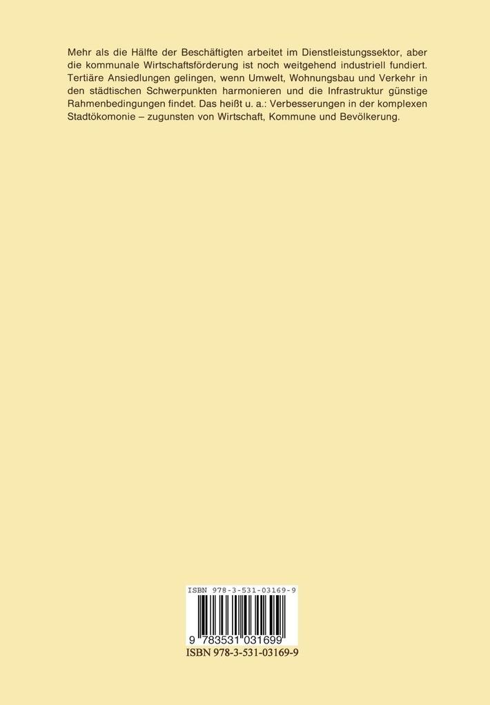 Weitere Ansicht: Dienstleistungssektor und kommunale Wirtschaftsförderung | Peter Joachim
