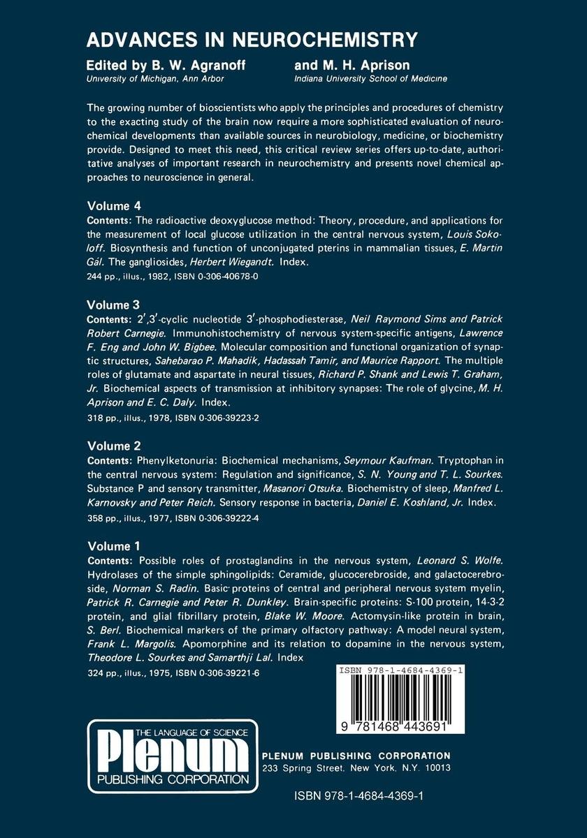 Weitere Ansicht: Metabolism in the Nervous System