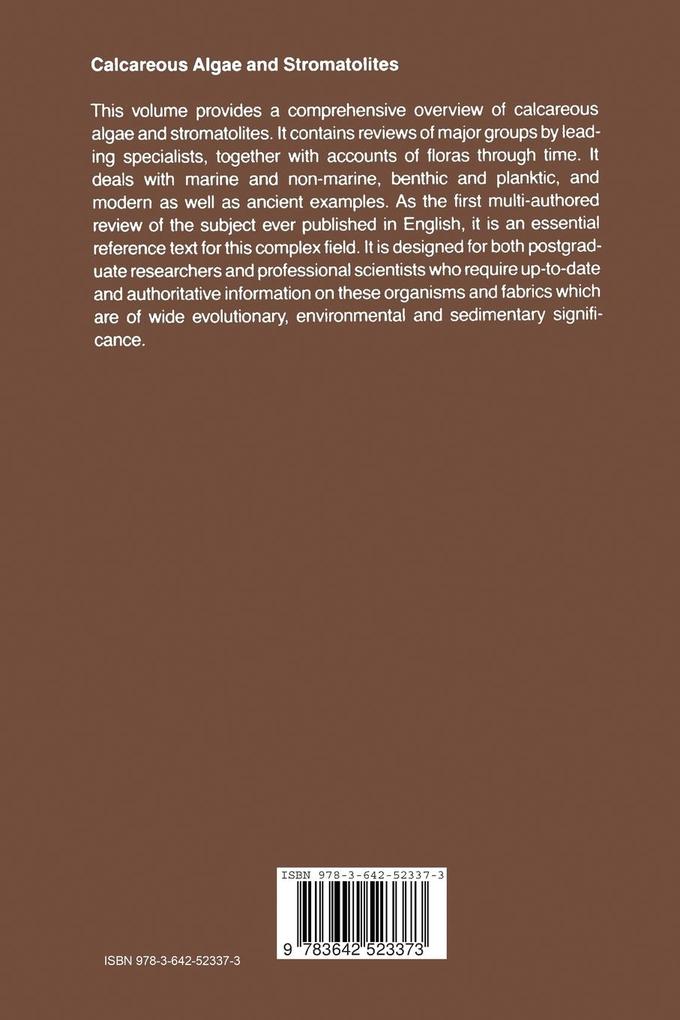 Weitere Ansicht: Calcareous Algae and Stromatolites