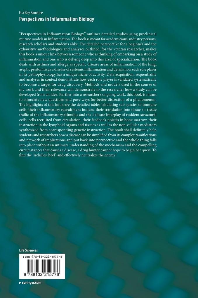 Weitere Ansicht: Perspectives in Inflammation Biology | Ena Ray Banerjee