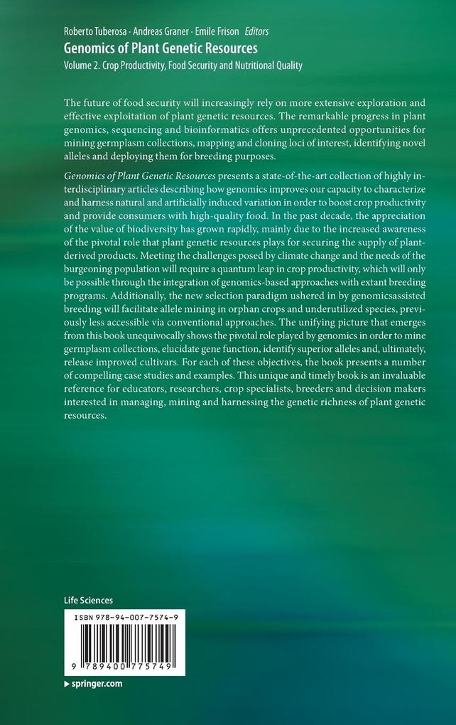 Weitere Ansicht: Genomics of Plant Genetic Resources