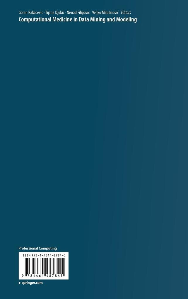 Weitere Ansicht: Computational Medicine in Data Mining and Modeling