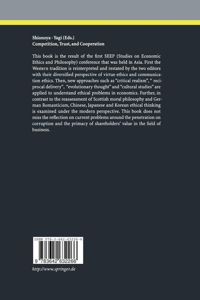 Weitere Ansicht: Competition, Trust, and Cooperation