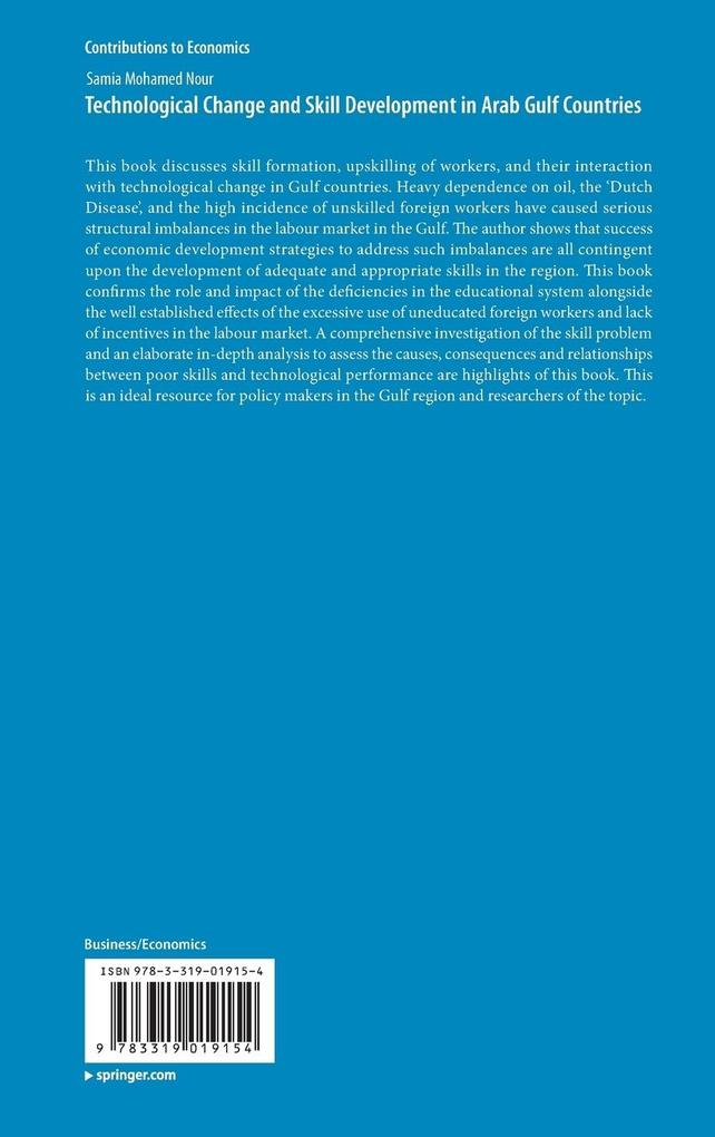 Weitere Ansicht: Technological Change and Skill Development in Arab Gulf Countries | Samia Mohamed Nour
