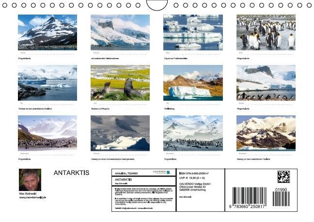 Weitere Ansicht: ANTARKTIS (Wandkalender immerwährend DIN A4 quer) | Max Steinwald
