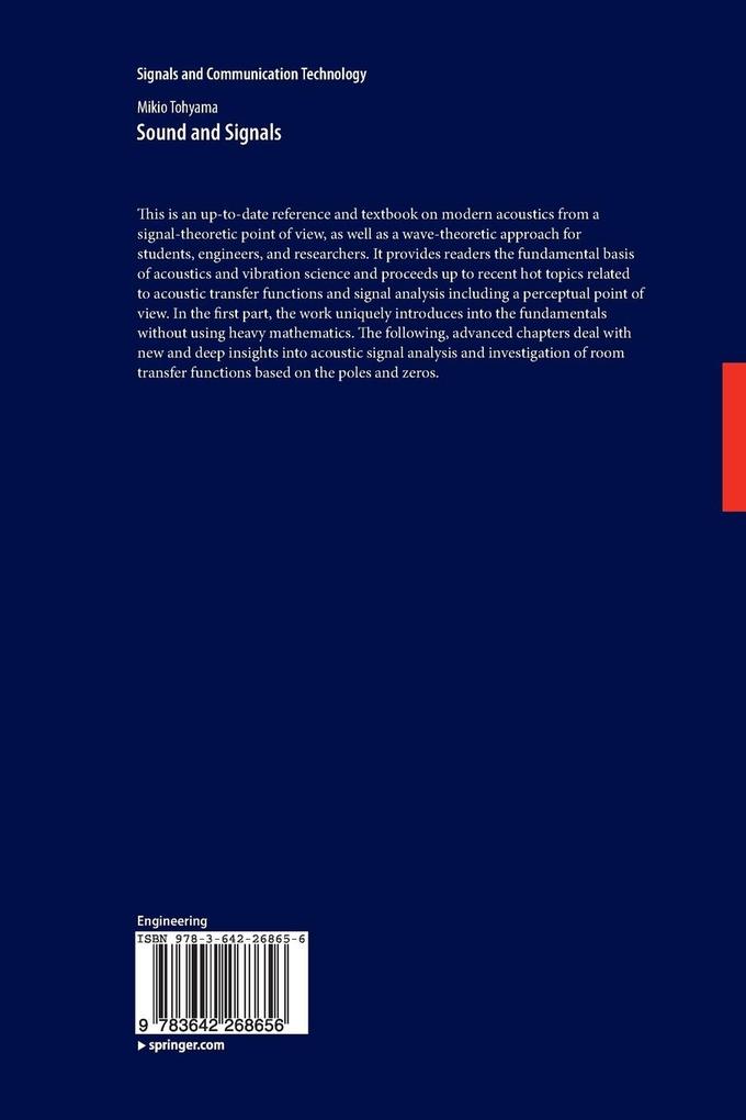 Weitere Ansicht: Sound and Signals | Mikio Tohyama