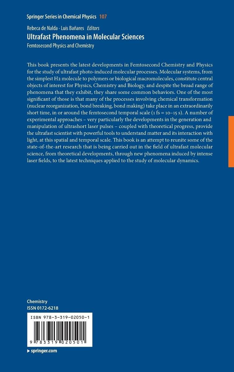 Weitere Ansicht: Ultrafast Phenomena in Molecular Sciences