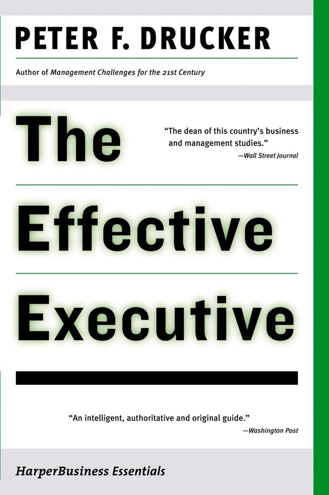 Produktbild: The Effective Executive | Peter F. Drucker