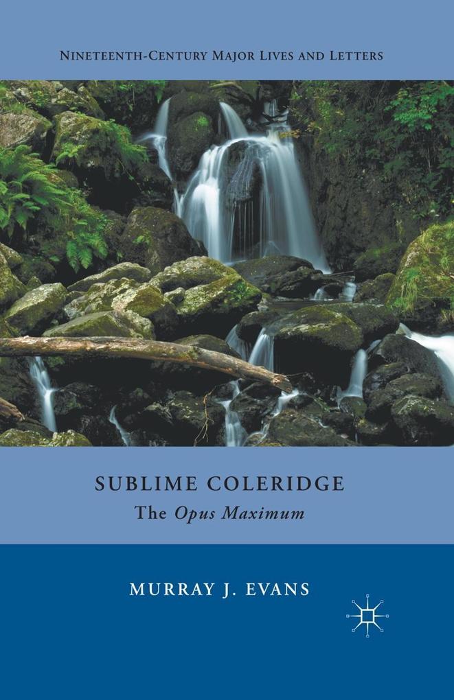 Produktbild: Sublime Coleridge | M. Evans