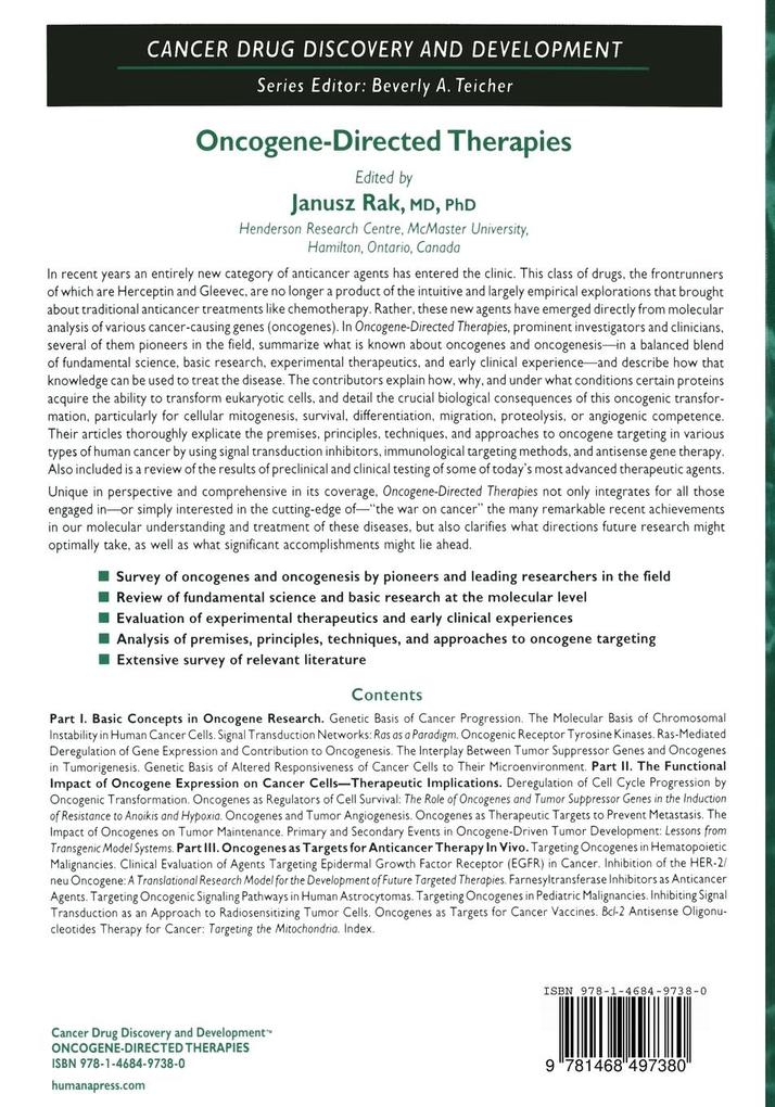 Weitere Ansicht: Oncogene-Directed Therapies