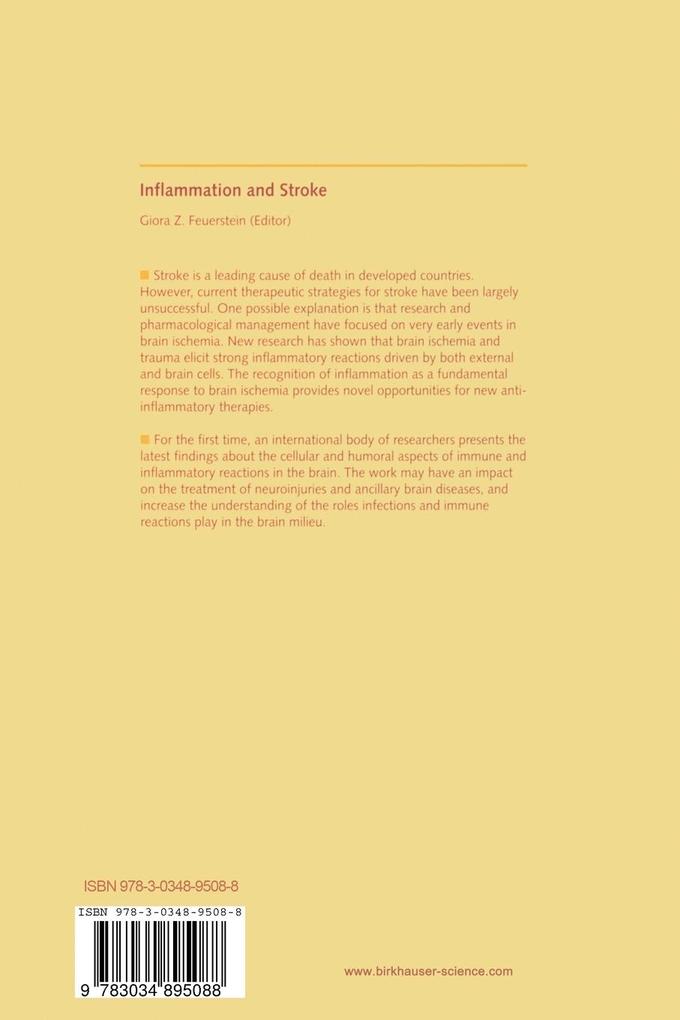Weitere Ansicht: Inflammation and Stroke