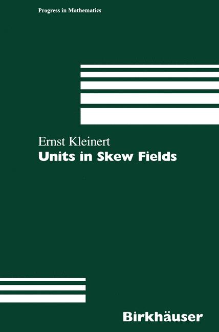 Weitere Ansicht: Units in Skew Fields | Ernst Kleinert