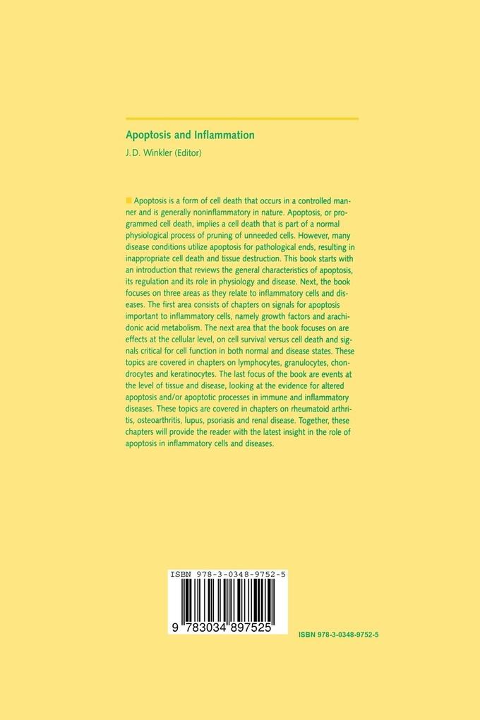 Weitere Ansicht: Apoptosis and Inflammation
