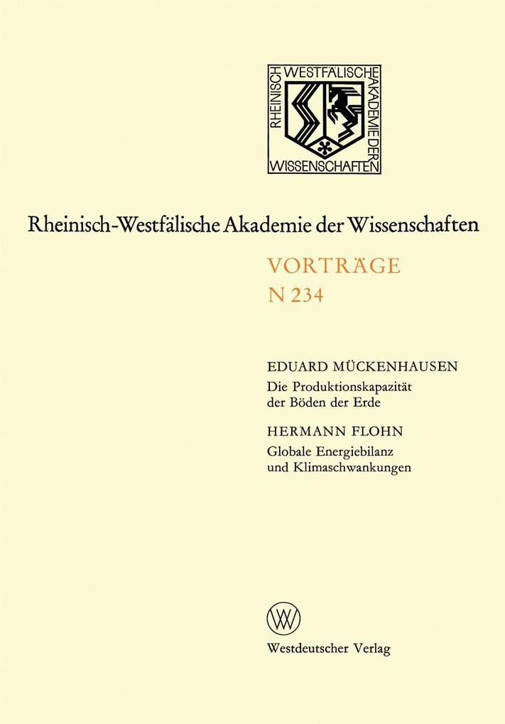 Die Produktionskapazität der Böden der Erde. Globale Energiebilanz und Klimaschwankungen.pdf